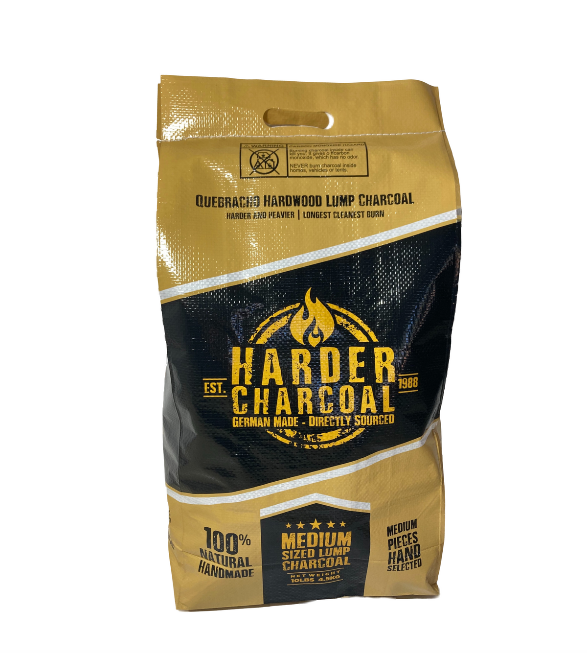 10lb M Lump Charcoal Harder Charcoal